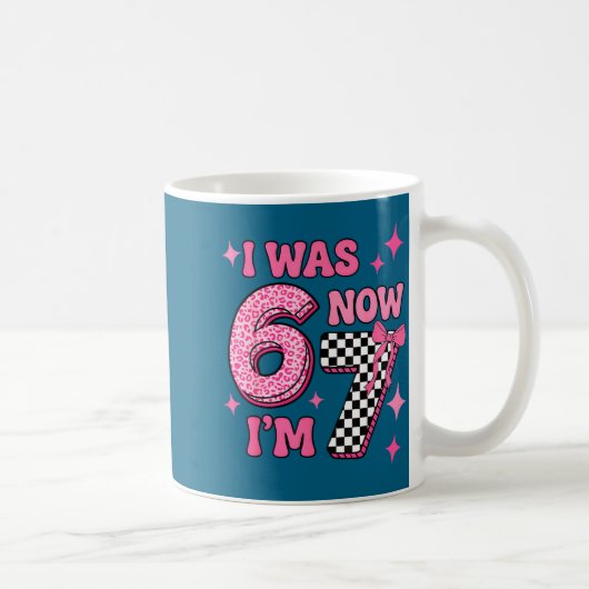 Jetzt 6 7 67 Geburtstag Six Kaffeetasse (Rechts)
