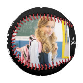 Jetzt Abschluss Meilenstein Foto Party Black Baseball (Vorderseite Links)