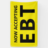 Jetzt akzeptieren EBT Convenience Store 3 x 5 Fuß Banner (Vertikal)