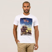 Jetzt alle zusammen ~ Iwojima T-Shirt (Vorne ganz)