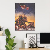 Jetzt alle zusammen-US-Marines Poster (Heimbüro)