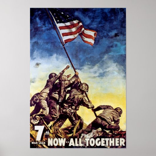 Jetzt alles zusammen ~ Iwo Jima Poster (Vorne)