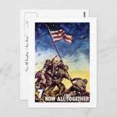 Jetzt alles zusammen ~ Iwo Jima Postkarte (Vorne/Hinten)