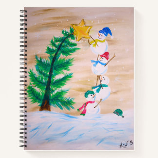 Jetzt alles zusammen. notizblock