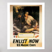 Jetzt anmelden - US Marine Corps Poster (Vorne)
