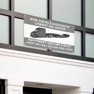 Jetzt anpassen Stellenangebote Lowboy-Ausrüstung C Banner