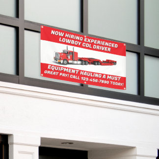 Jetzt anpassen Stellenangebote Lowboy-Ausrüstung C Banner