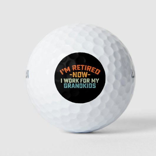 Jetzt arbeite ich für meinen Kindermüttertag. Golfball (Vorderseite)