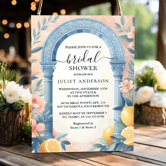 Jetzt Arch Food Fun Frucht Limon Lemon Brautparty Einladung