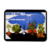 Jetzt bauen Sie es sich ~ Pflanze einen Bauerngart Magnet (Horizontal)