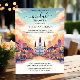 Jetzt Beach Ocean Summer New Orleans Brautparty Einladung