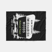 Jetzt betritt man Iwishabish Woods National Forest Fleecedecke (Vorderseite (Horizontal))