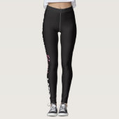 Jetzt Bier später ausführen Leggings (Vorderseite)