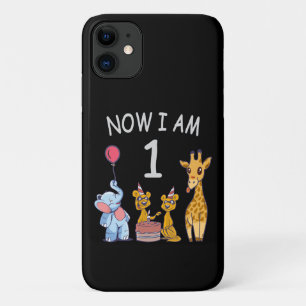 Jetzt bin ich 1 Jahr alt 1. Geburtstag im Zoo Case-Mate iPhone Hülle