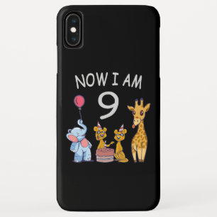 Jetzt bin ich 9 Jahre alt 9. Geburtstag im Zoo Case-Mate iPhone Hülle