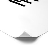 Jetzt bin ich sauber und lustig, der Seifenpuppe v Poster (Ecke)