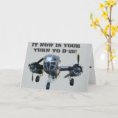 Jetzt bist du an der Reihe an B-25! Karte (Gelbe Blume)