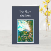 Jetzt, da Sie den Himmel als Limit gewertet haben Karte (Gelbe Blume)