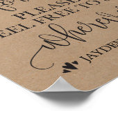 Jetzt, da wir zusammen sind für immer sitzen, wohi poster (Ecke)