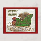 Jetzt Dasher, jetzt Tänzer… Postkarte (Vorderseite)