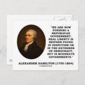 Jetzt die Bildung einer republikanischen Regierung Postkarte (Vorne/Hinten)