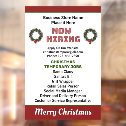 Jetzt die Einstellung von Weihnachtsaufenthalten n Fensteraufkleber (Blatt 2)