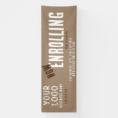 Jetzt die Rustikal Charm Kraft Paper School Banner (Vertikal)