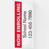 Jetzt die Telefonnummer der Red White School einge Banner (Vertikal)