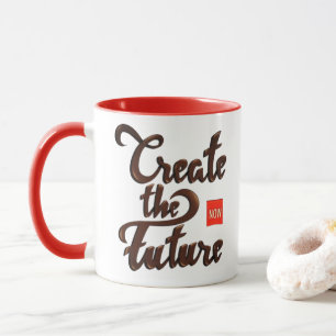 Jetzt die Zukunft gestalten - Vintage Tasse von Zi