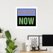 Jetzt drucken poster (Heimbüro)