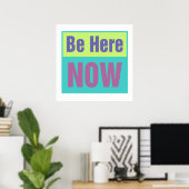 Jetzt drucken poster (Heimbüro)