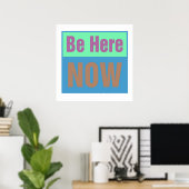 Jetzt drucken poster (Heimbüro)
