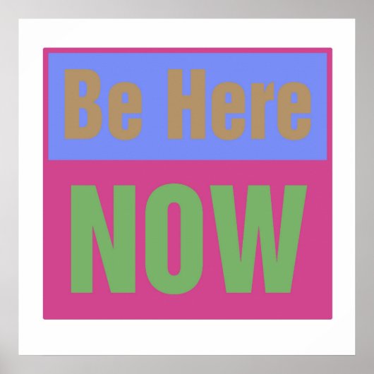 Jetzt drucken poster (Vorne)