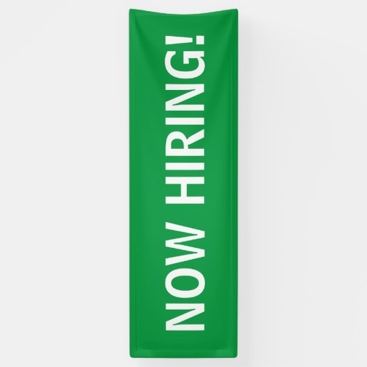 Jetzt ein einfaches, weißes Banner-Zeichen Banner (Vertikal)