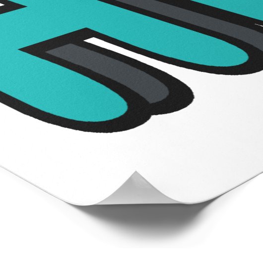 Jetzt einstellen poster (Ecke)