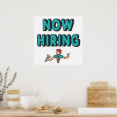 Jetzt einstellen poster (Küche)