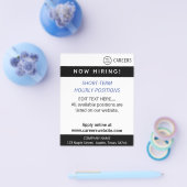 Jetzt Einstellung von Stellenangeboten Flyer (Einzeln)