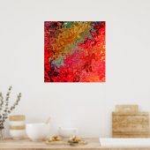 Jetzt fahren Abstrakt 55,1 Poster (Küche)