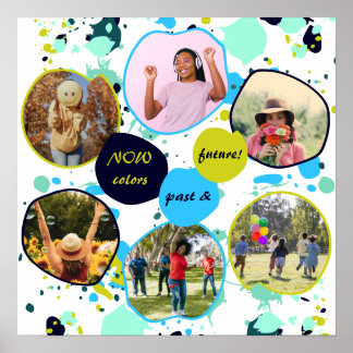 Jetzt Farben Vergangenheit und Zukunft! Green Pain Poster