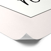 Jetzt Fenstersignatur mieten Poster (Ecke)