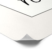 Jetzt Fenstersigne mieten, minimale Beige Poster (Ecke)