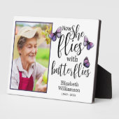 Jetzt fliegt sie mit dem Foto der Schmetterlinge Fotoplatte (Seite)