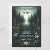 Jetzt Forest Nature Garden Pflanze Dunkelgrüne Hoc Einladung (Vorderseite)