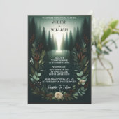 Jetzt Forest Nature Garden Pflanze Dunkelgrüne Hoc Einladung (Stehend Vorderseite)