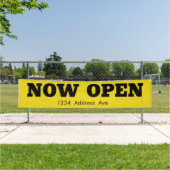 Jetzt geöffnet - Benutzerdefiniertes wettersichere Banner (Insitu)