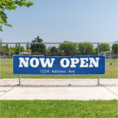 Jetzt geöffnet - Benutzerdefiniertes wettersichere Banner (Insitu)