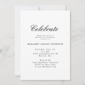 Jetzt Graduate Multi Foto Graduate Party Einladung (Rückseite)