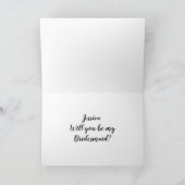 Jetzt handeln überrascht bridmaid Vorschlag gefalt Karte (Innenseite)