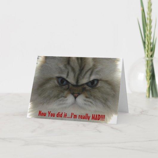 , Jetzt hast du es geschafft...Ich bin wirklich MA Karte (Vorderseite)