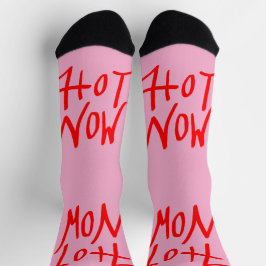 JETZT HEISS PINK SOCKEN